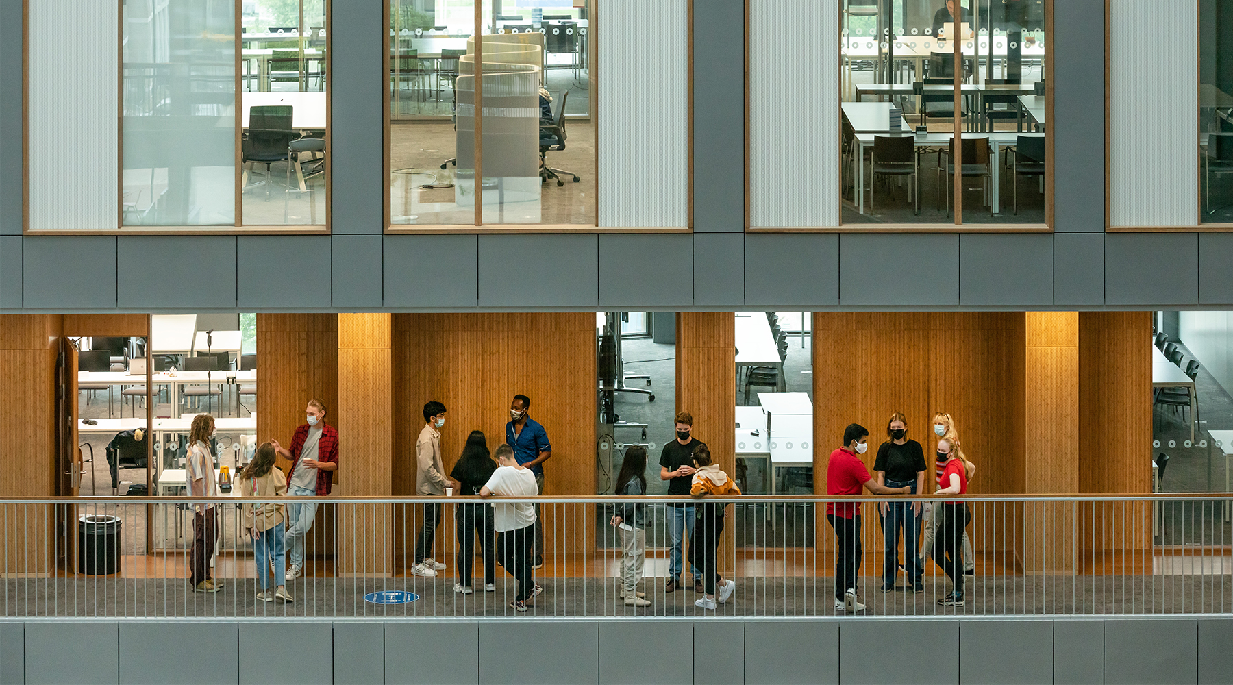 VU, atrium, onderwijs, leeromgeving